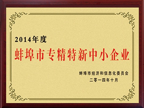 蚌埠市專精特新中小企業(yè)